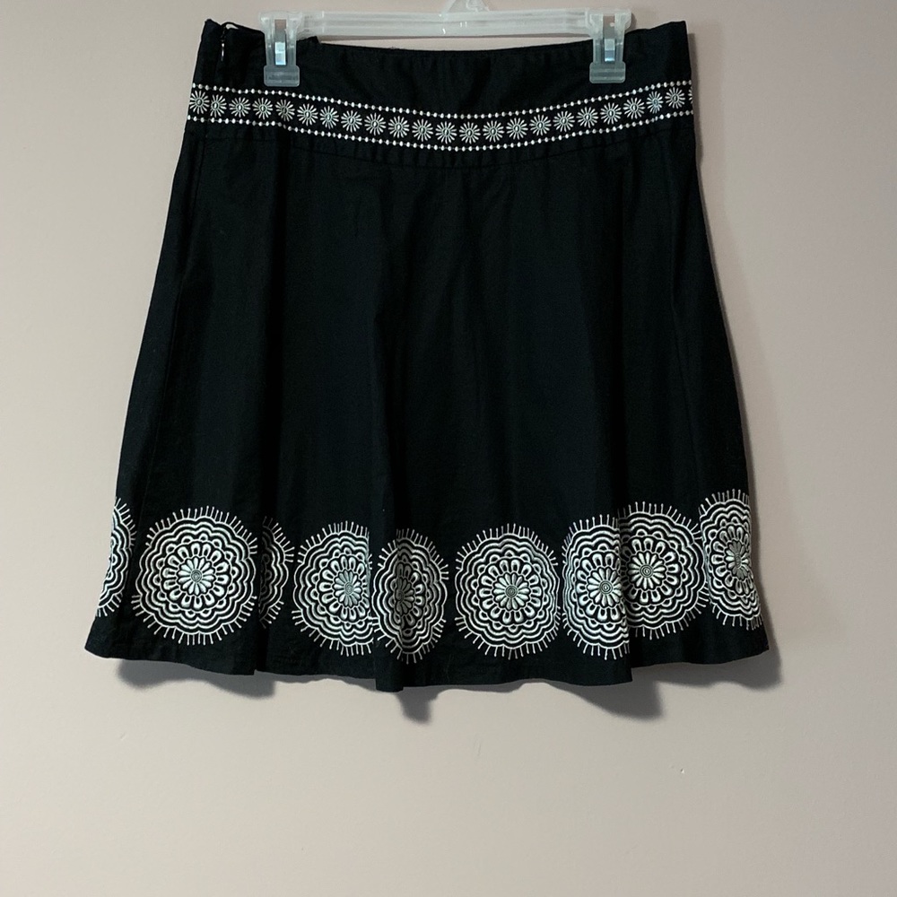 Black and white skirt